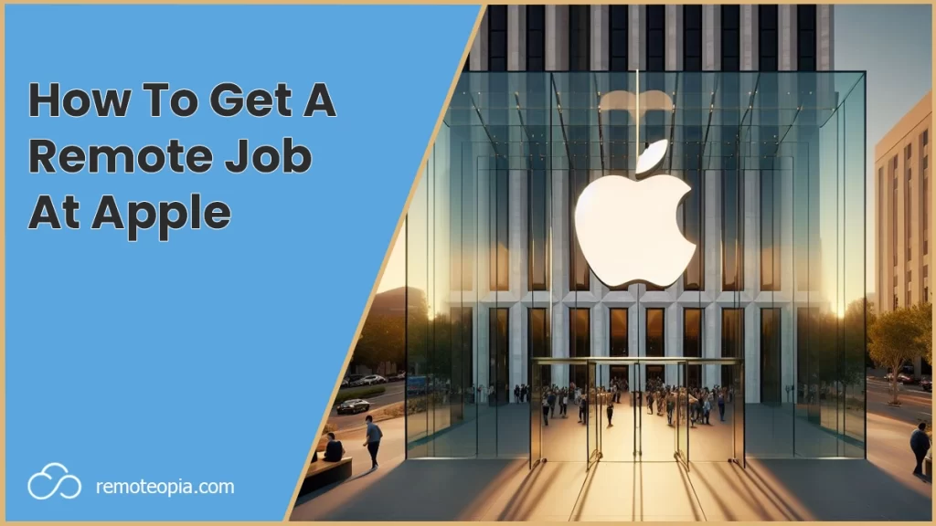apple remote jobs