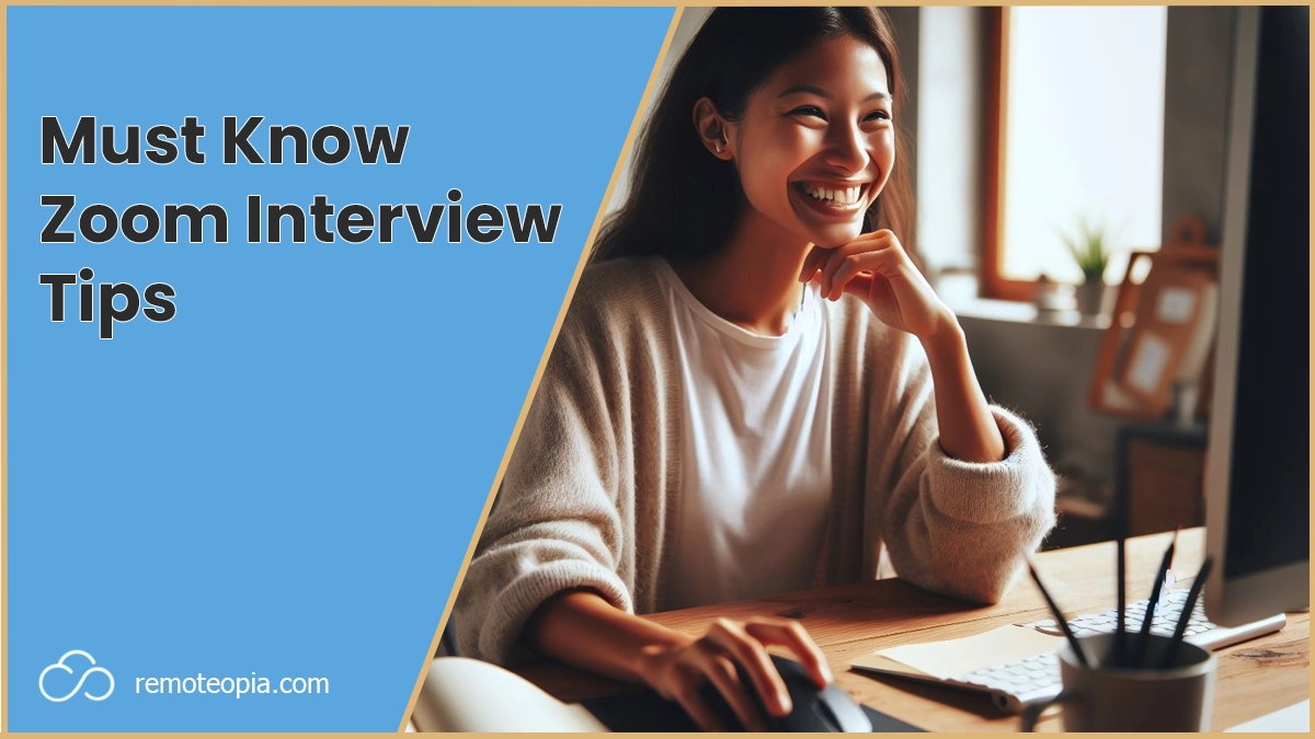 Zoom Interview Tips You Need To Know Remoteopia