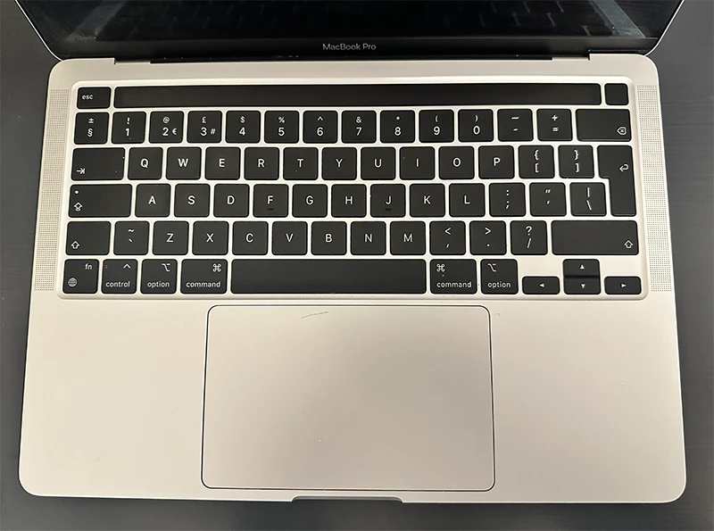 2020 Apple MacBook Air with Apple M1 Chip keyboard