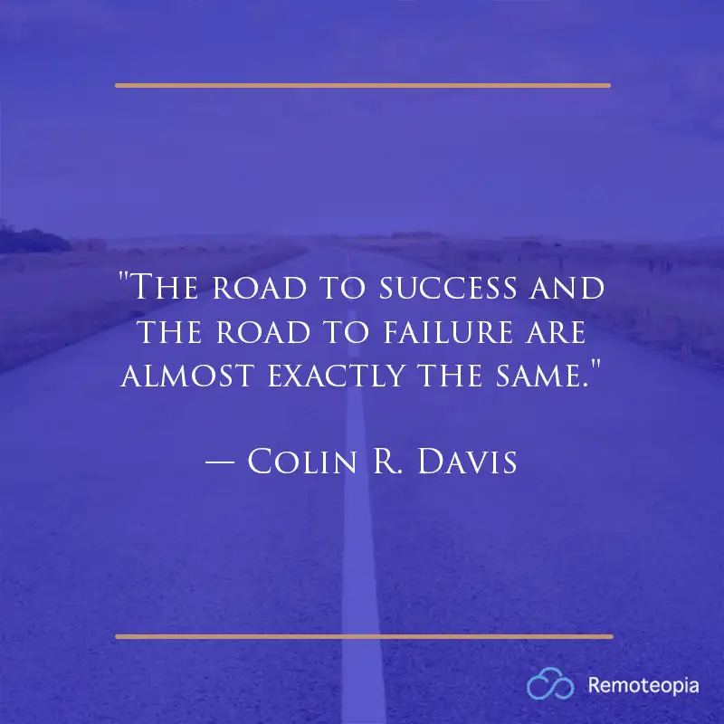 motivational quote by colin r davis