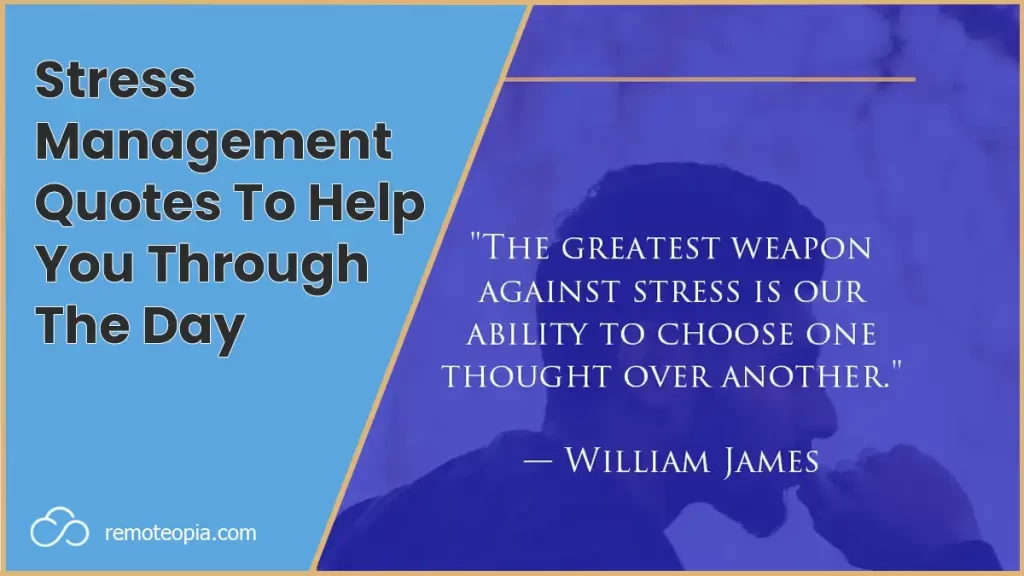 stress management quotes