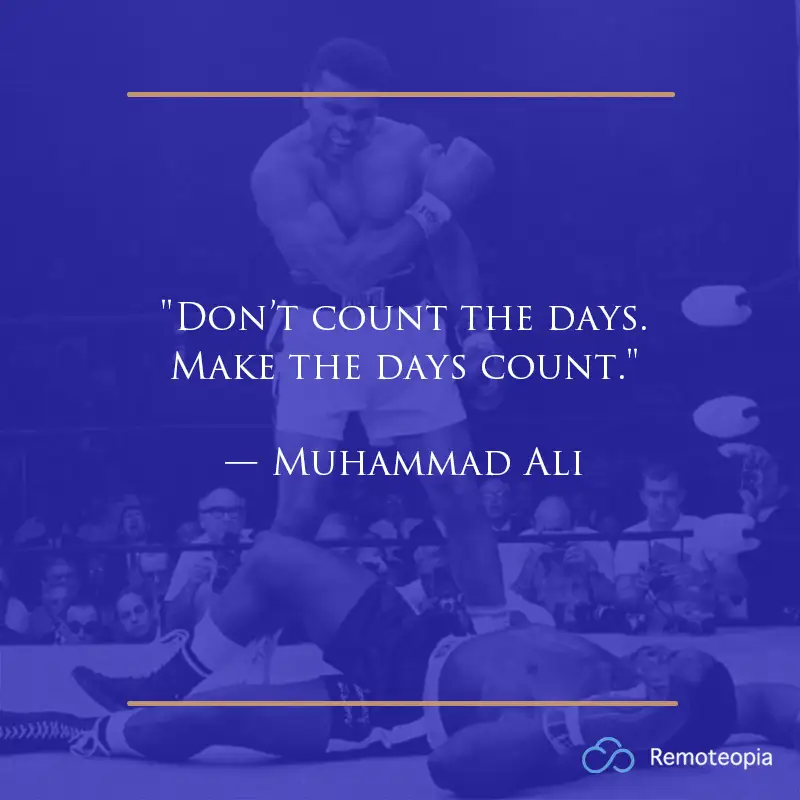 monday quote - muhammad ali