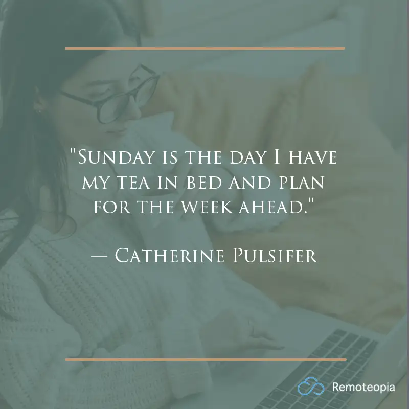 sunday quotes - catherine pulsifer