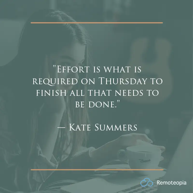 thursday quote - kate summers