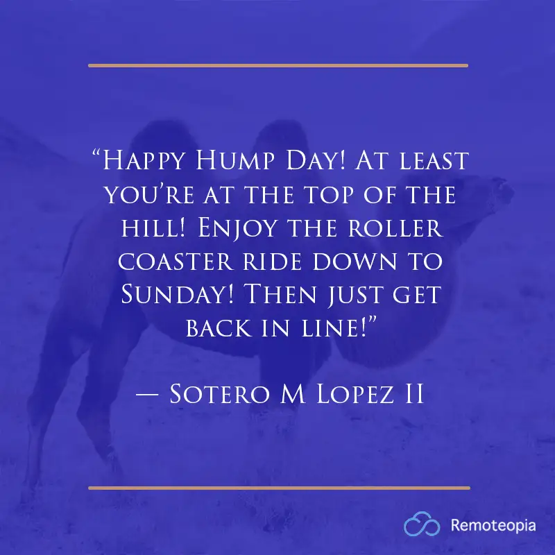 wednesday quote - sotero m lopez